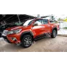 Aletines en ABS negro +25mm para Toyota Hilux Revo 2016-