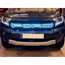 Parrilla frontal "FORD" XTREME LED Ranger 2019- SER 4X4