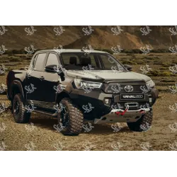 Parachoques Hilux 2021- (inc. Invincible) c/parrilla RIVAL SER 4X4