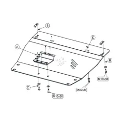 PROTECCIÓN DE BAJOS - SUBARU FORESTER 2002 - 2008 | SER4X4