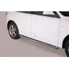 Estribos Tubo Acero Inoxidable Ovalados - Audi Q5 2004 - 2014 | SER4X4