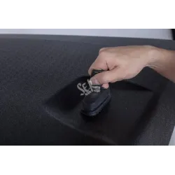 Cubierta plana AEROKLAS en ABS negro texturizado (doble cabina)|SER4X4