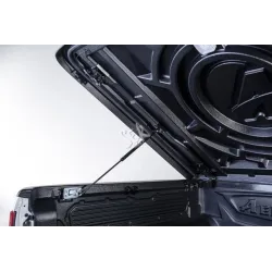 Cubierta plana AEROKLAS en ABS, acabado negro texturizado (doble cabina) compatible con Ford Ranger [2012 - ]