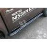 Estribos Plataforma Aluminio S50 Negro para Nissan Navara D23 DC 2016-