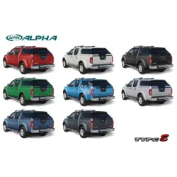 Hardtop ALPHA TYPE-E Fibra Con Ventanas - Nissan Navara D40 2005-2015